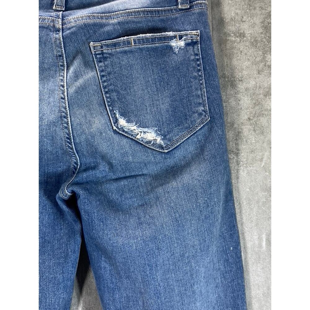 PAIGE Women's Atterberry High-Rise Hoxton Cropped Raw Hem Skinny Jeans SZ 25 - Picture 5 of 11